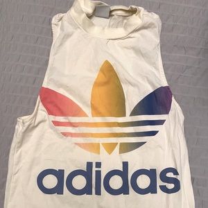 Adidas one of a kind high neck  tank- medium